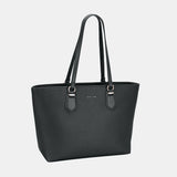 David Jones PU Leather Tote Bag Black One Size 64b81ff4-724e-4a45-bdd5-d768e3738c0c-Max Trendsi