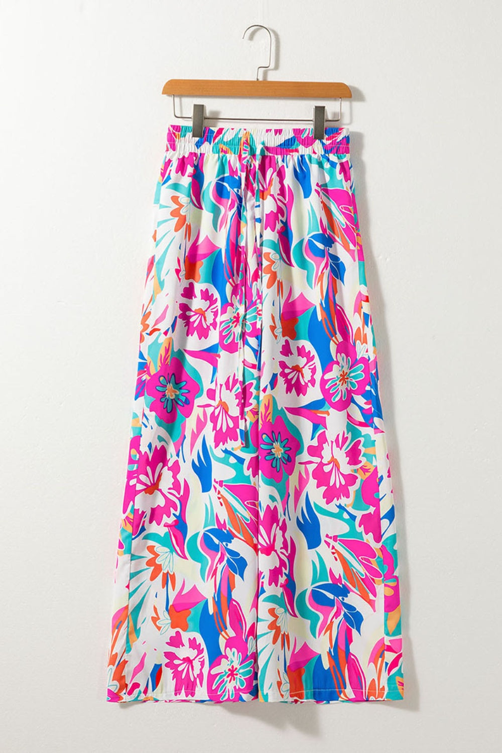 Printed Wide Leg Pants 65028e4e-12ba-4460-b2c2-b79fef11e8ee-Max Trendsi