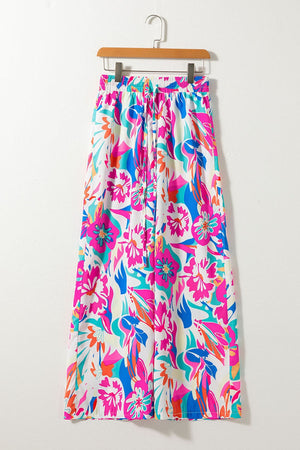 Printed Wide Leg Pants 65028e4e-12ba-4460-b2c2-b79fef11e8ee-Max Trendsi