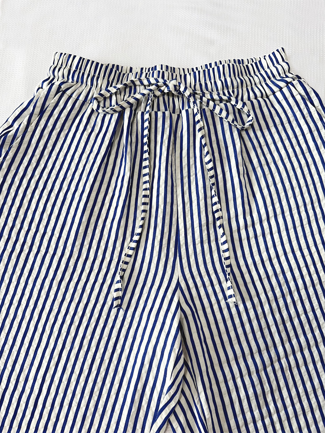 Drawstring Striped Elastic Waist Pants 650875ec-81e4-4175-b07d-b11db01c1064-Max Trendsi