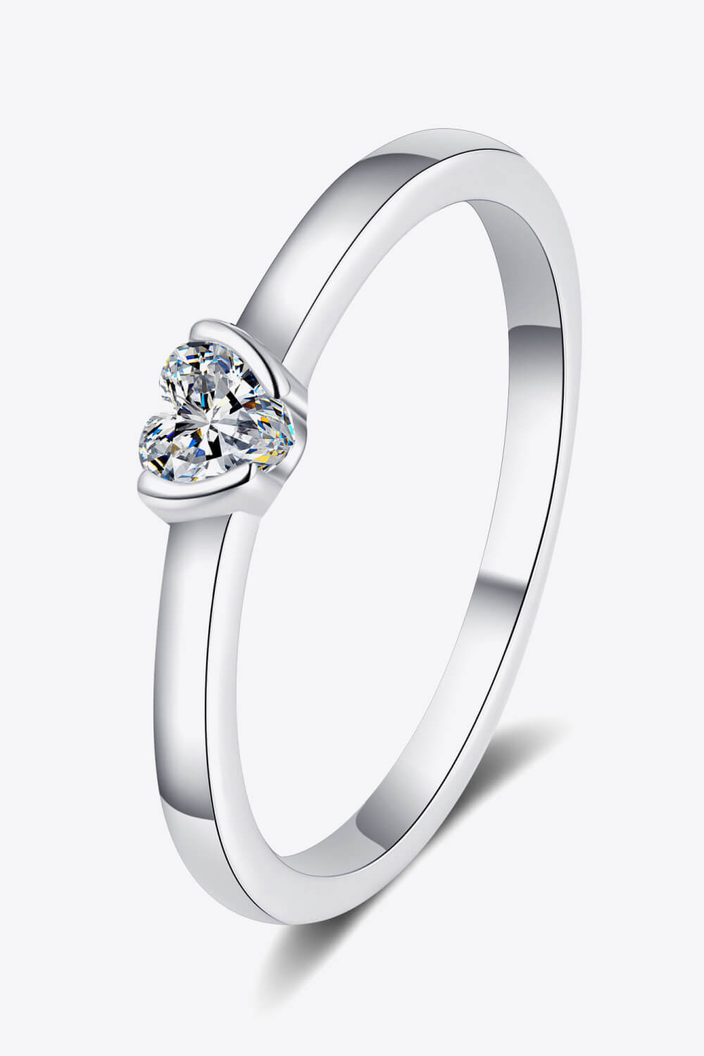 Heart-Shaped Moissanite Solitaire Ring 6537f0b9b12a4a8583f978e7db2efe84-Max Trendsi