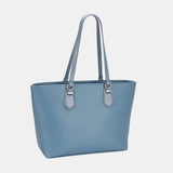 David Jones PU Leather Tote Bag Blue One Size 66edad39-c76c-458d-ae9a-56a395281d19-Max Trendsi