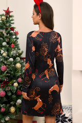 Full Size Christmas Long Sleeve Dress Coral 67493cc01e2041d189657f33ad6f94d6-Max Glownestbest