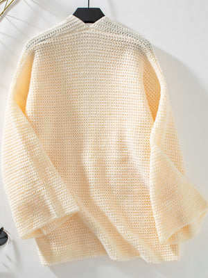 Open Front Long Sleeve Cardigan 676595fe-fe65-4513-bbb5-8b0fd79f09ae-Max Glownestbest