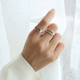 Synthetic Pearl Titanium Steel Ring Silver 7 6849dcf5-506e-4e7d-ab62-9a69932b22c7-Max Trendsi
