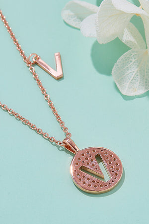 Moissanite U to Z Pendant Necklace 68687e106f47472d9e05691637a1c063-Max Trendsi