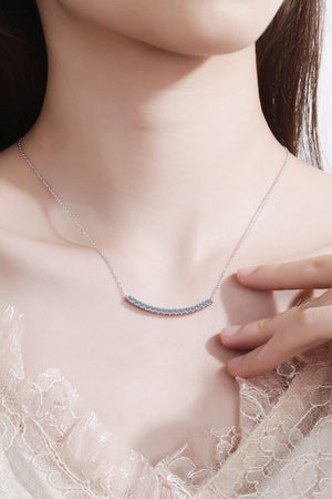 Sterling Silver Curved Bar Necklace 68eb238b98994d00a683509f64dc737f-Max Trendsi