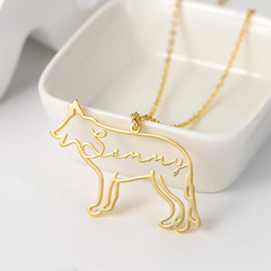 Custom Dog Name Necklace_S925 Silver 69292512-fbb7-48c5-a7d7-af692caa411c Artshiney