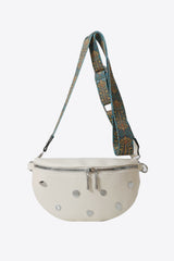 PU Leather Sling Bag White One Size 6ac85f0b1b7f4f3b87f293ef80b6ed72-Max Trendsi