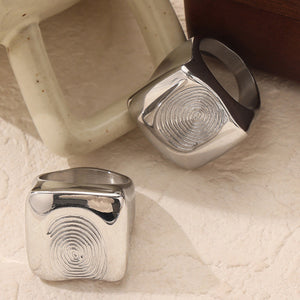 Titanium Steel Fingerprint Signet Ring 6cd063d1-e5c3-41d6-9c17-49074dd9f1b4-Max Trendsi