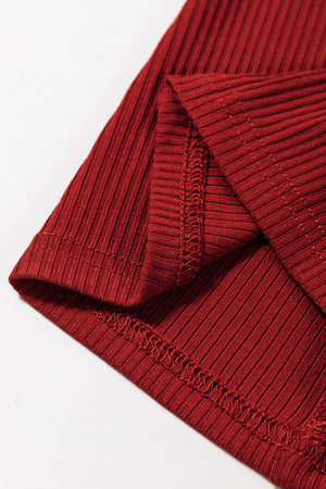 Ribbed Mock Neck Long Sleeve Mini Dress 6cdaf544255e4498a0fc067fb6e70369-Max Glownestbest