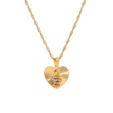 18K Gold Exquisite Compass Snake Inlaid Zircon Design Light Luxury Style Necklace Only 6d462665-a4db-4023-bb53-8990feba6aee Artshiney