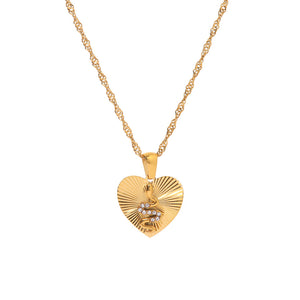 18K Gold Exquisite Compass Snake Inlaid Zircon Design Light Luxury Style Necklace Only 6d462665-a4db-4023-bb53-8990feba6aee Artshiney