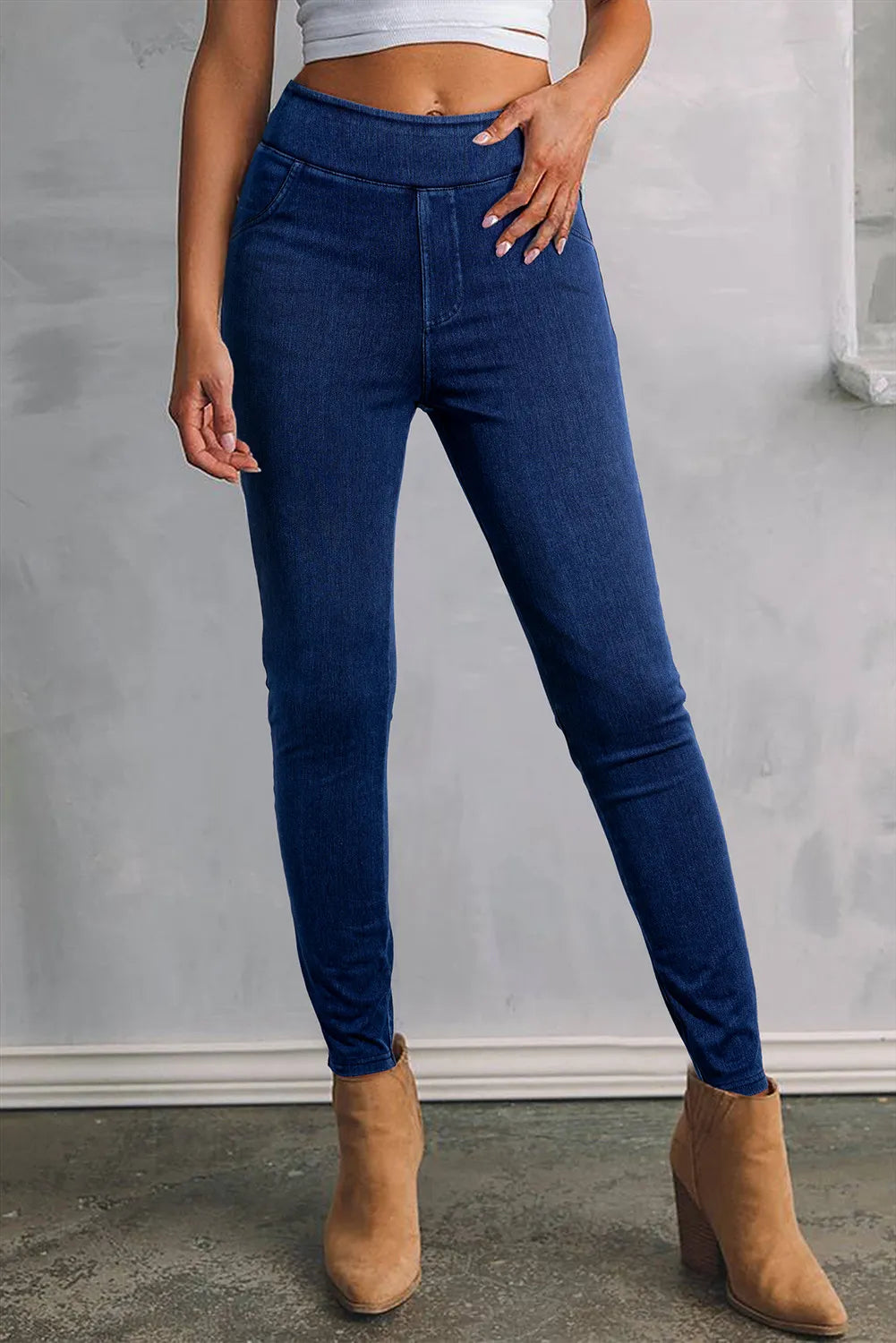 Skinny Jeans with Pockets Medium 6e6a9b6d-1758-4066-9e1e-82a8ee888bb6-Max Trendsi