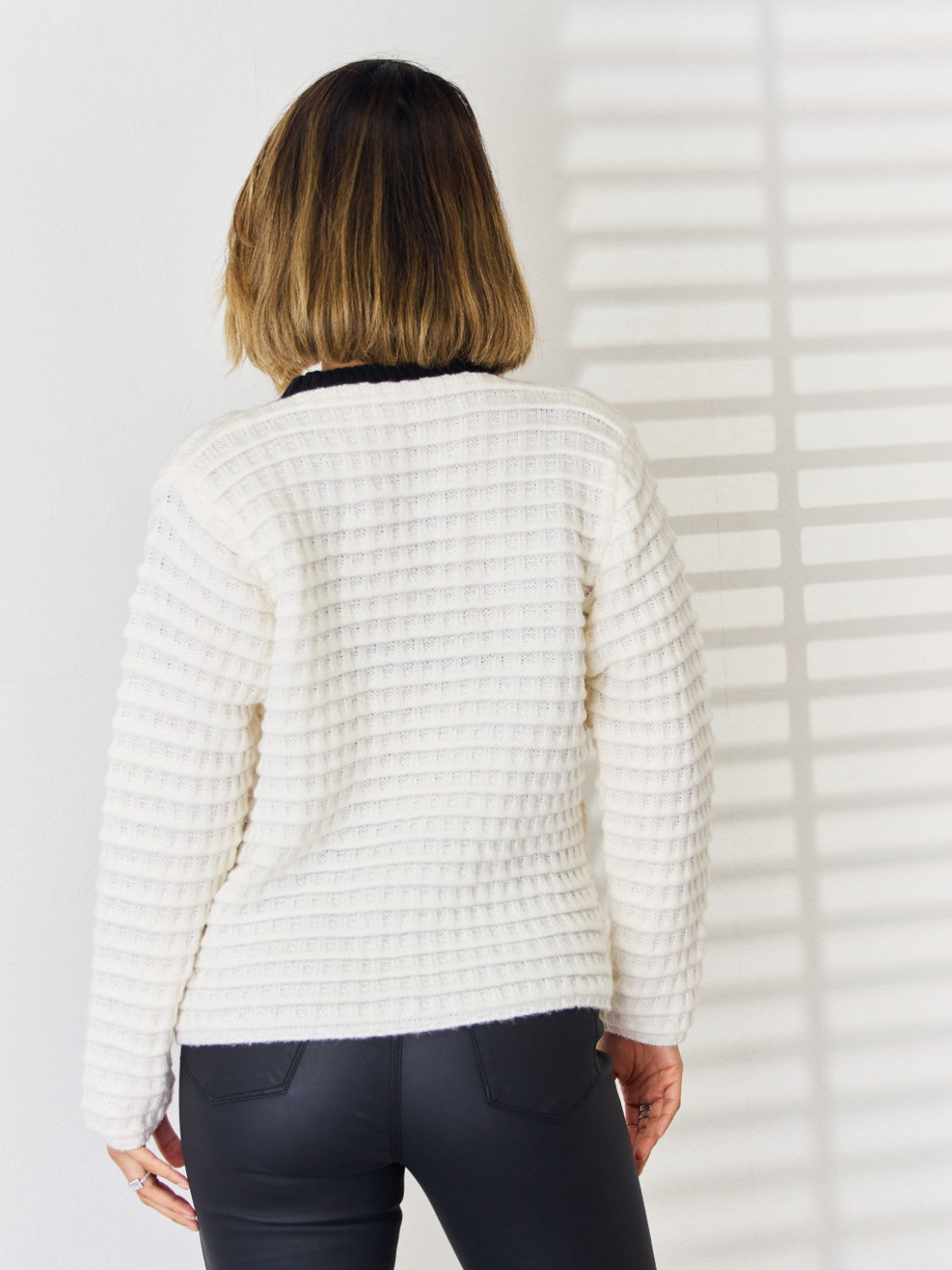 Contrast Trim Button Up Cardigan 7037ebd4-cb0d-4954-81d4-c2a9291b2902-Max Glownestbest