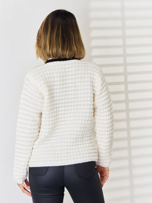 Contrast Trim Button Up Cardigan 7037ebd4-cb0d-4954-81d4-c2a9291b2902-Max Glownestbest