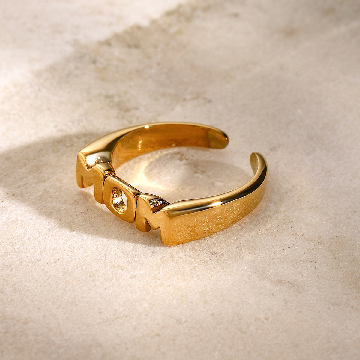 MOM Stainless Steel Open Ring 70e95efb-2c80-4535-be69-0c32083e0839-Max Trendsi