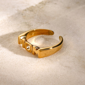 MOM Stainless Steel Open Ring 70e95efb-2c80-4535-be69-0c32083e0839-Max Trendsi