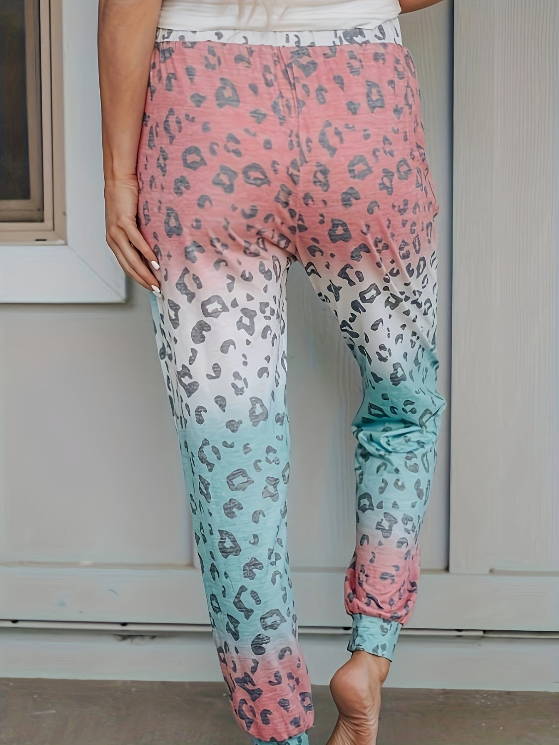 Drawstring Leopard Pants with Pockets 7113da73-093d-4425-8d36-f61cebff9389-Max Trendsi