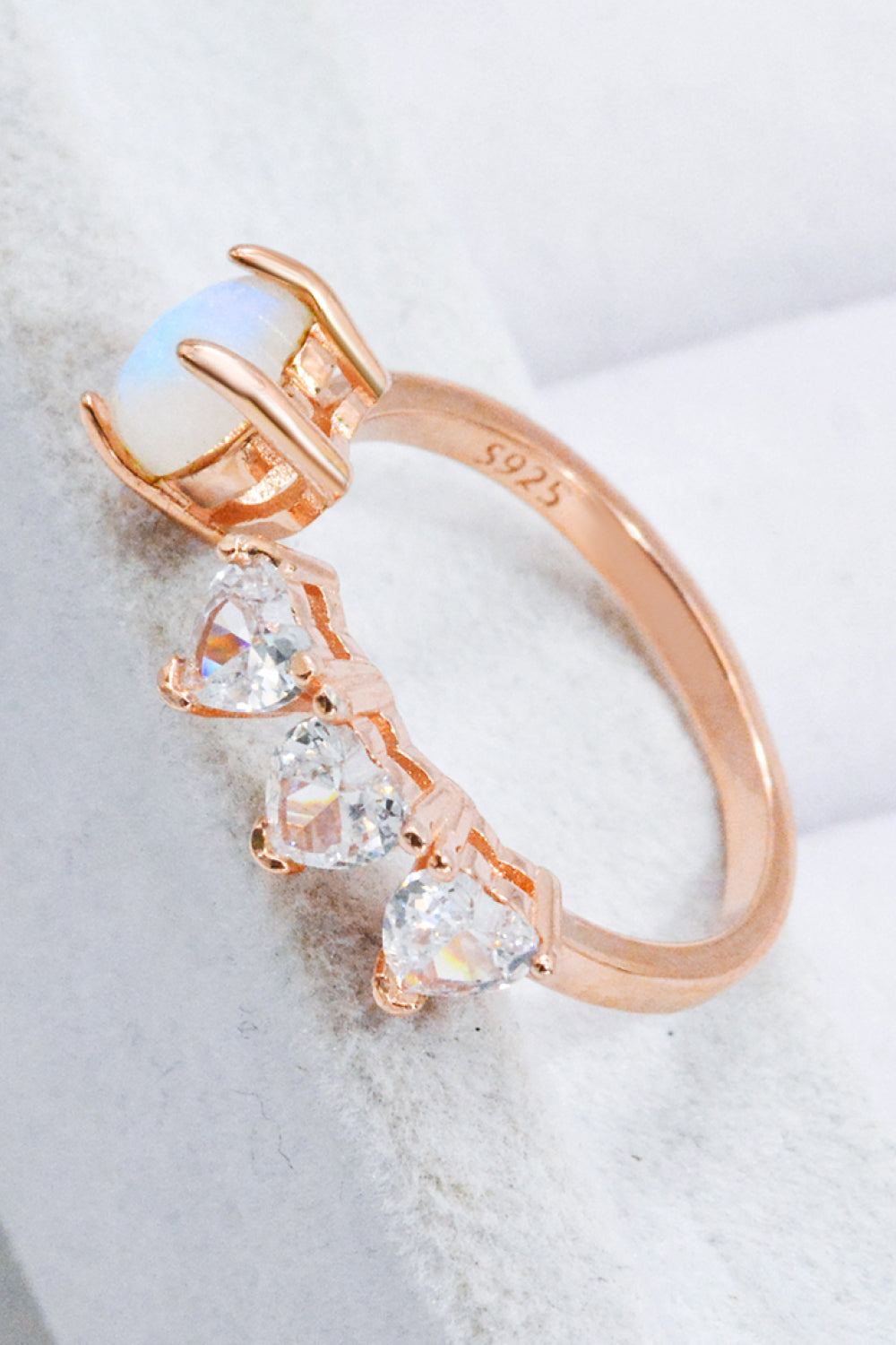 Natural Moonstone and Zircon Heart Open Ring 717d155fcc624d08a3c399c2f9b2e81c-Max Trendsi