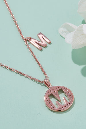Adored Moissanite K to T Pendant Necklace 71d49c5426f24dc98e1b302f1056b415-Max Trendsi