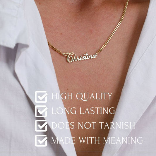 Noble Atmosphere Customizable Name Design Versatile Necklace 7243df01-de5e-43ba-ba1c-29b6e194147c Artshiney