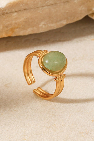18K Gold Plated Open Ring 72558b3193ca465b925a2d34acd1b868-Max Trendsi