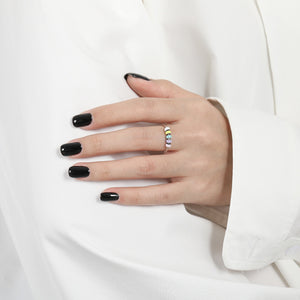 925 Sterling Silver Oil Drip Ring 74ca77ff-f569-42dc-bfd8-b418578b6a04-Max Trendsi