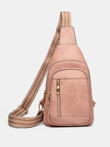 PU Leather Adjustable Strap Crossbody Bag Pink One Size 753f6833-27ac-4ce1-a8e2-1f6f36602cbc-Max Trendsi