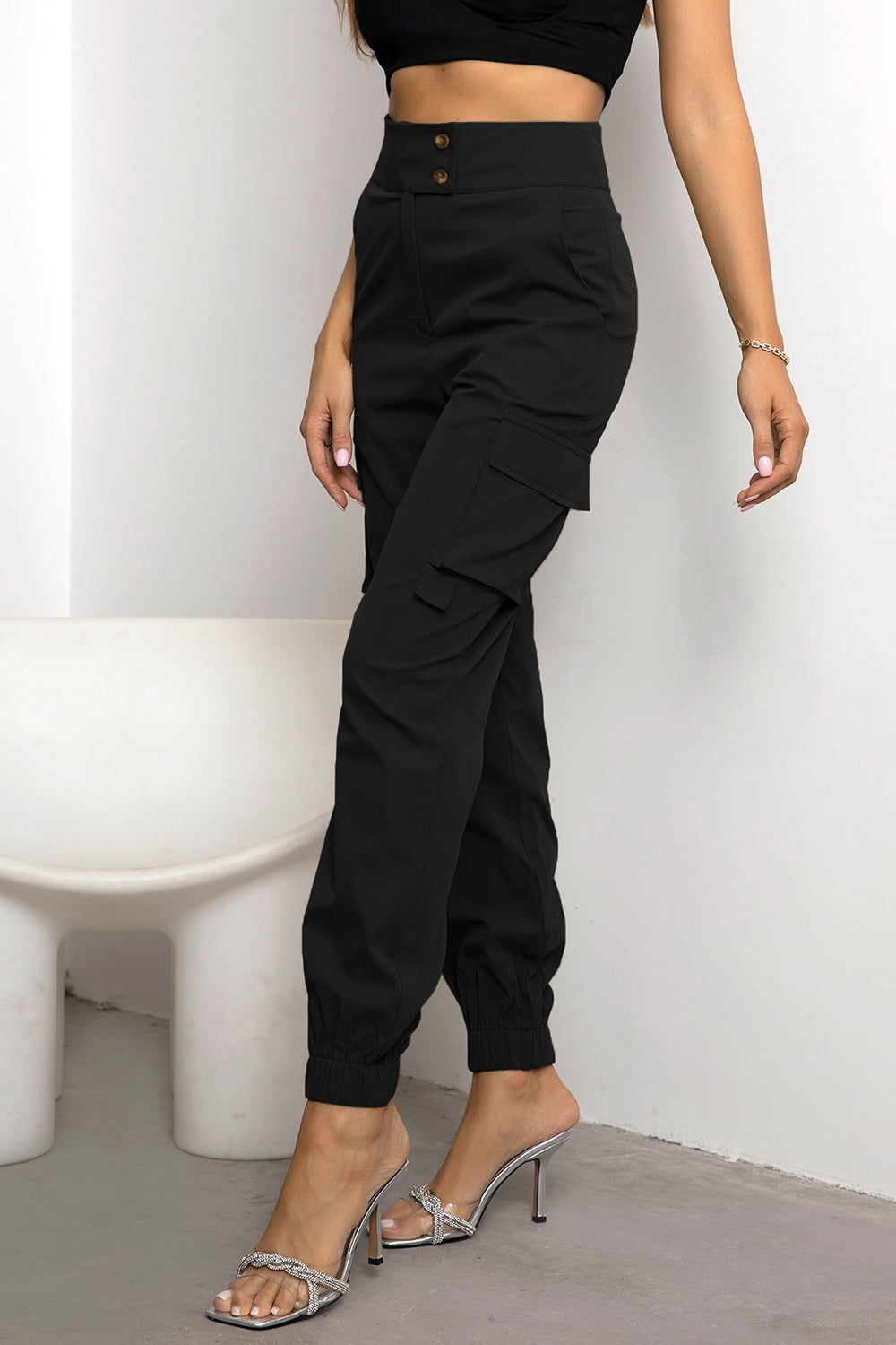 High Waist Cargo Pants 7572c756e13c493a8b919c1d6cad66f1-Max Trendsi