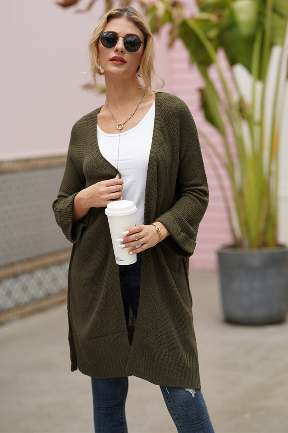 Open Front Long Sleeve Cardigan 763173fd-edfb-4848-a813-2295458dce44-Max Glownestbest