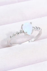 Teardrop Natural Moonstone Ring Moonstone 765c1bae3a2247fe807100b17a4cf7df-Max Trendsi