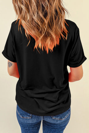 Glownestbest ® | Letter Graphic Round Neck Short Sleeve T-Shirt 76c7125e-1785-4442-9bf2-a52c2b8cacad-Max Glownestbest