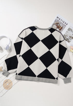 Color Block Button Down Long Sleeve Cardigan 7796a67c-ceee-460e-8f4d-2dc0d1e44d05-Max Glownestbest