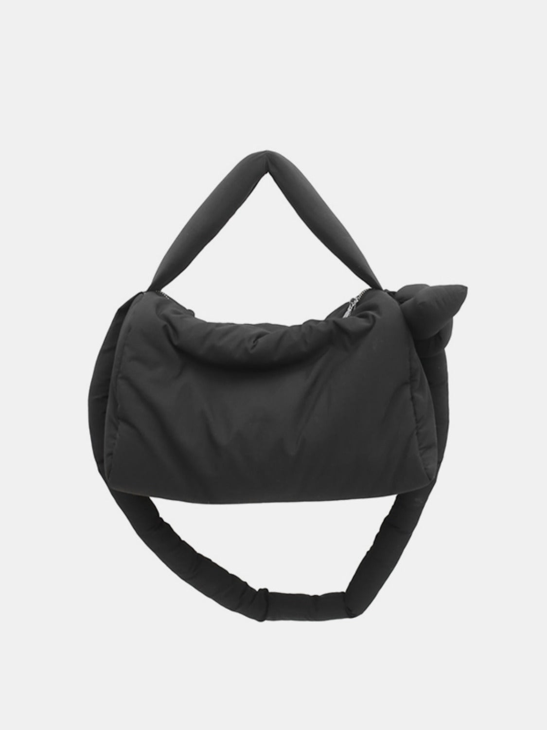 Puffy Nylon Medium Crossbody Bag Black One Size 77ccc659-75ff-494e-a2a5-682078aff97d-Max Trendsi