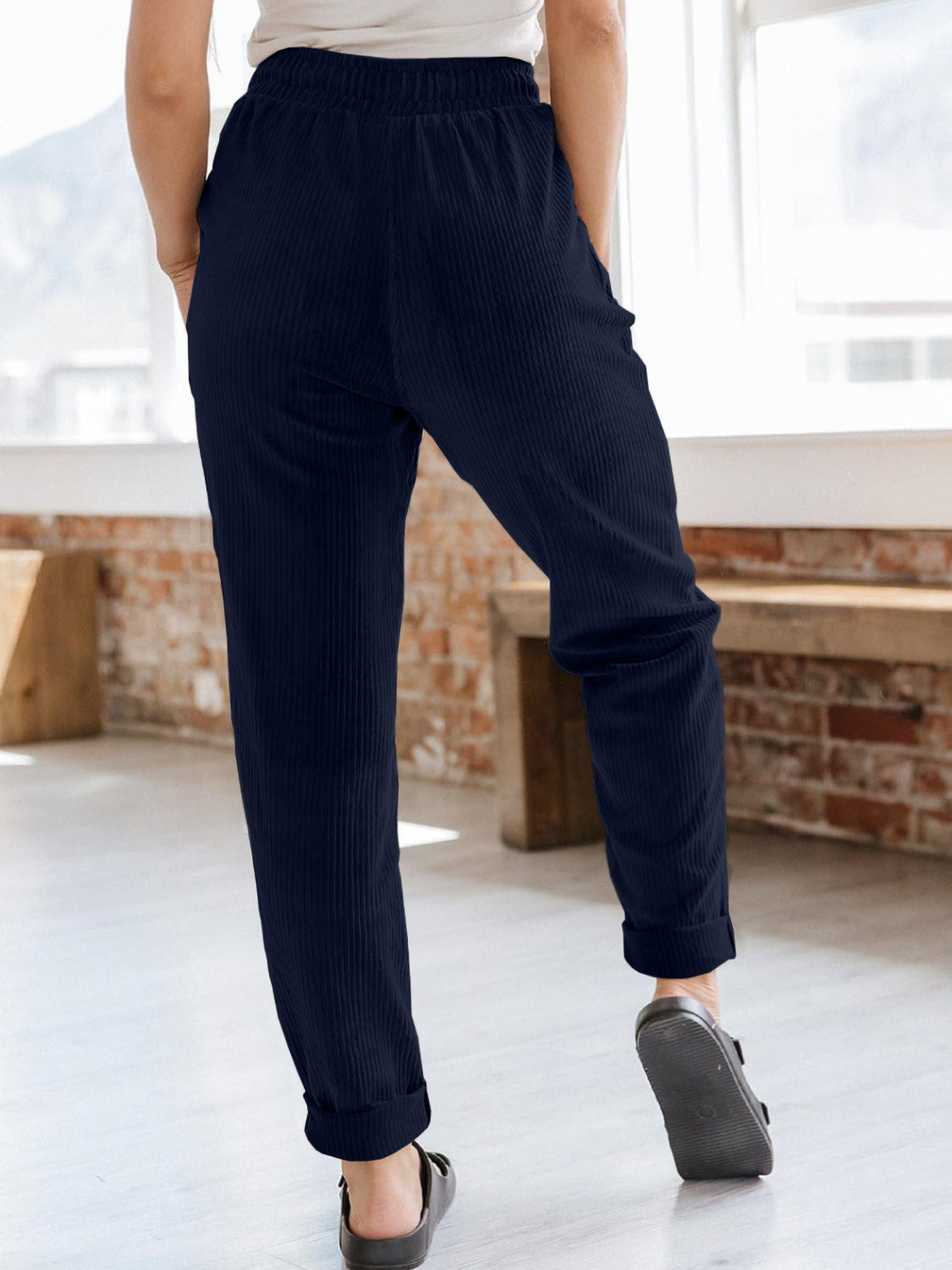 Drawstring Pants with Pockets 78b5b19a-1481-4a0c-ab35-a30e2aaa1567-Max Trendsi