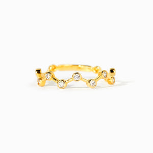 18K Gold-Plated 925 Sterling Silver Zircon Ring 78c86b58-e4d1-424b-9fe0-b6c3fcbe6f1e-Max Trendsi