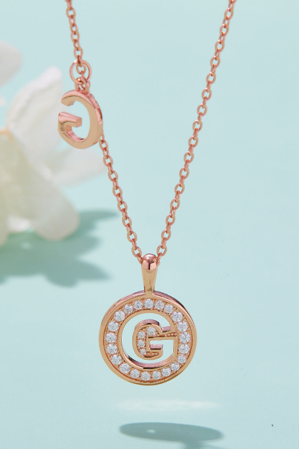 Moissanite A to J Pendant Necklace 79edcdcfc427411284044b81cdc151d6-Max Trendsi