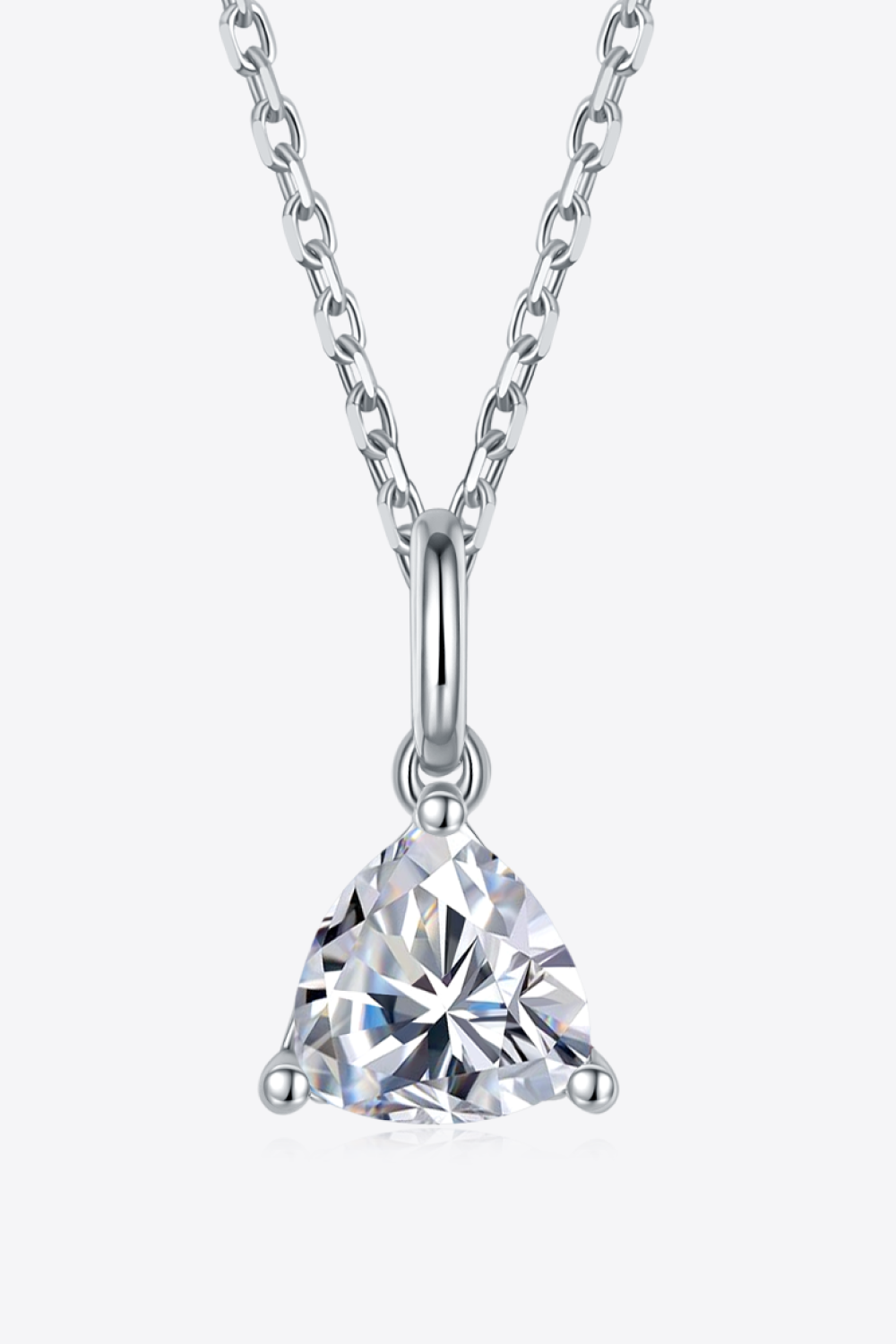 1 Carat Moissanite Pendant 925 Sterling Silver Necklace 7be670f2ee9a469694c497fa84435ecd-Max Trendsi