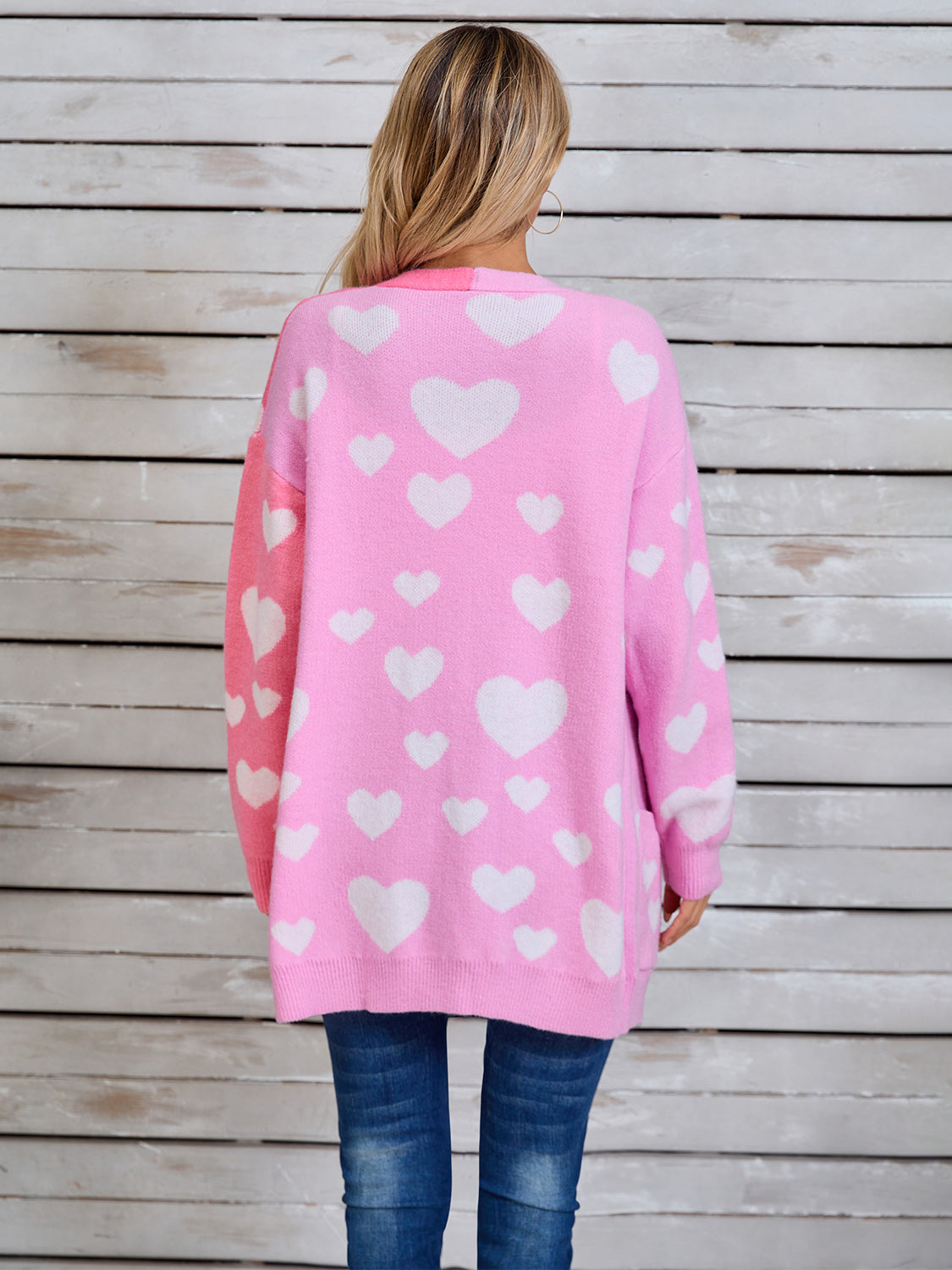 Heart Open Front Long Sleeve Cardigan 7d3a53db-26f8-4501-a1f5-46bd14bb4a21-Max Glownestbest