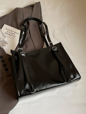 PU Leather Bow Shoulder Bag 7dc6ab20-8cd3-464b-a249-f4a08f5e7f2d-Max Trendsi