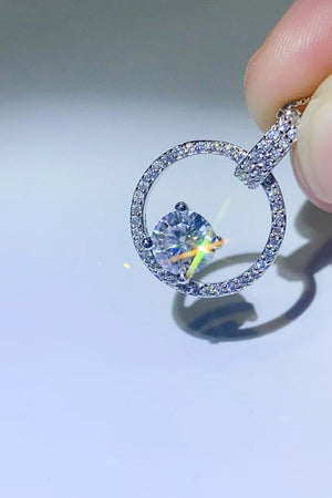 1 Carat Moissanite 925 Sterling Silver Necklace 7e7e11f3fc6b4b159c887212a4d87f22-Max Trendsi