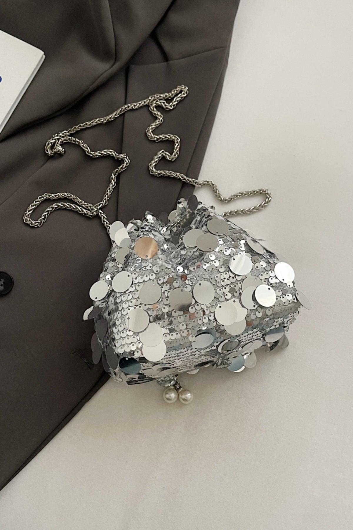 Drawstring Sequin Crossbody Bag 7e84b156-db17-4b90-8004-857e5ff4b6fa-Max Trendsi