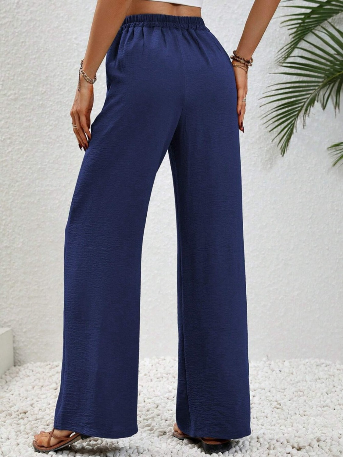 Wide Leg Drawstring Pants 7ea1c2a9-f201-4cb8-9d73-172b233fe3dd-Max Trendsi