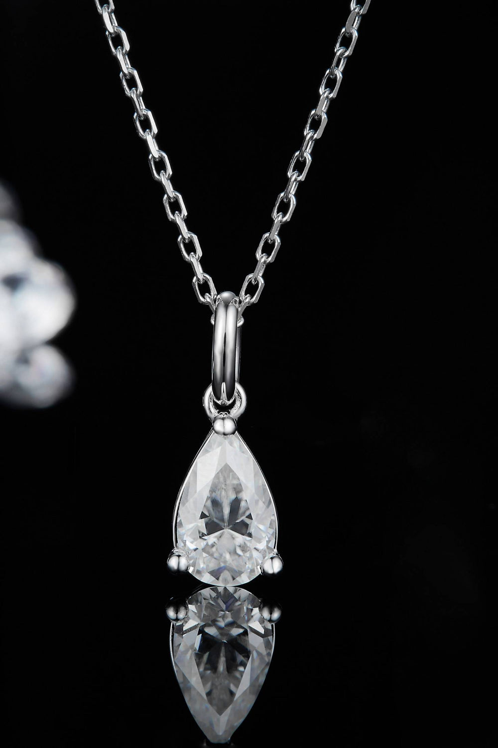 1 Carat Moissanite 925 Sterling Silver Necklace Silver One Size 7f67d745270d45b89a8908b5f9bf8070-Max Trendsi