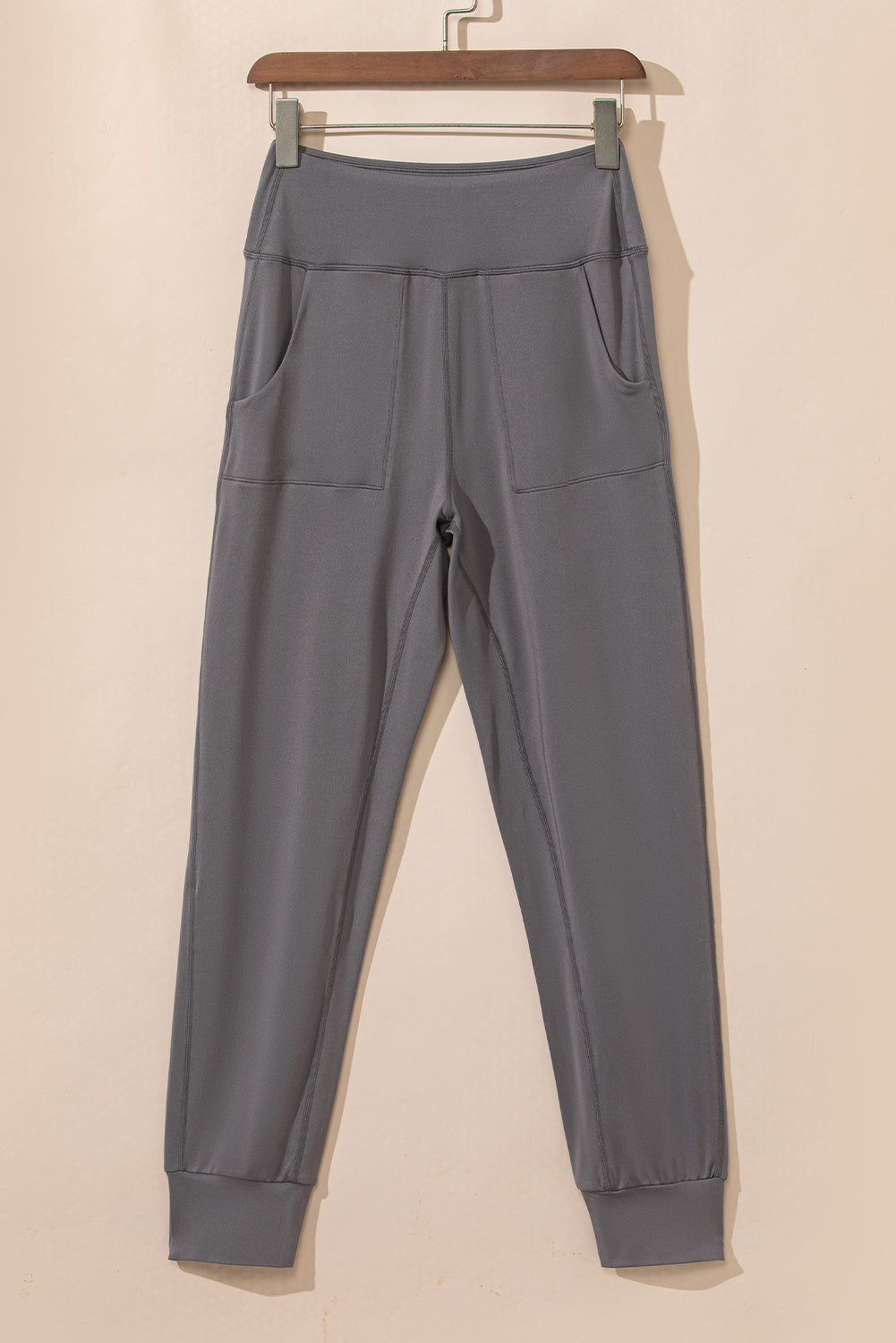 High Waist Joggers with Pockets 7f743e59-91c9-4c88-9ebe-8cc5822e59ae-Max Trendsi