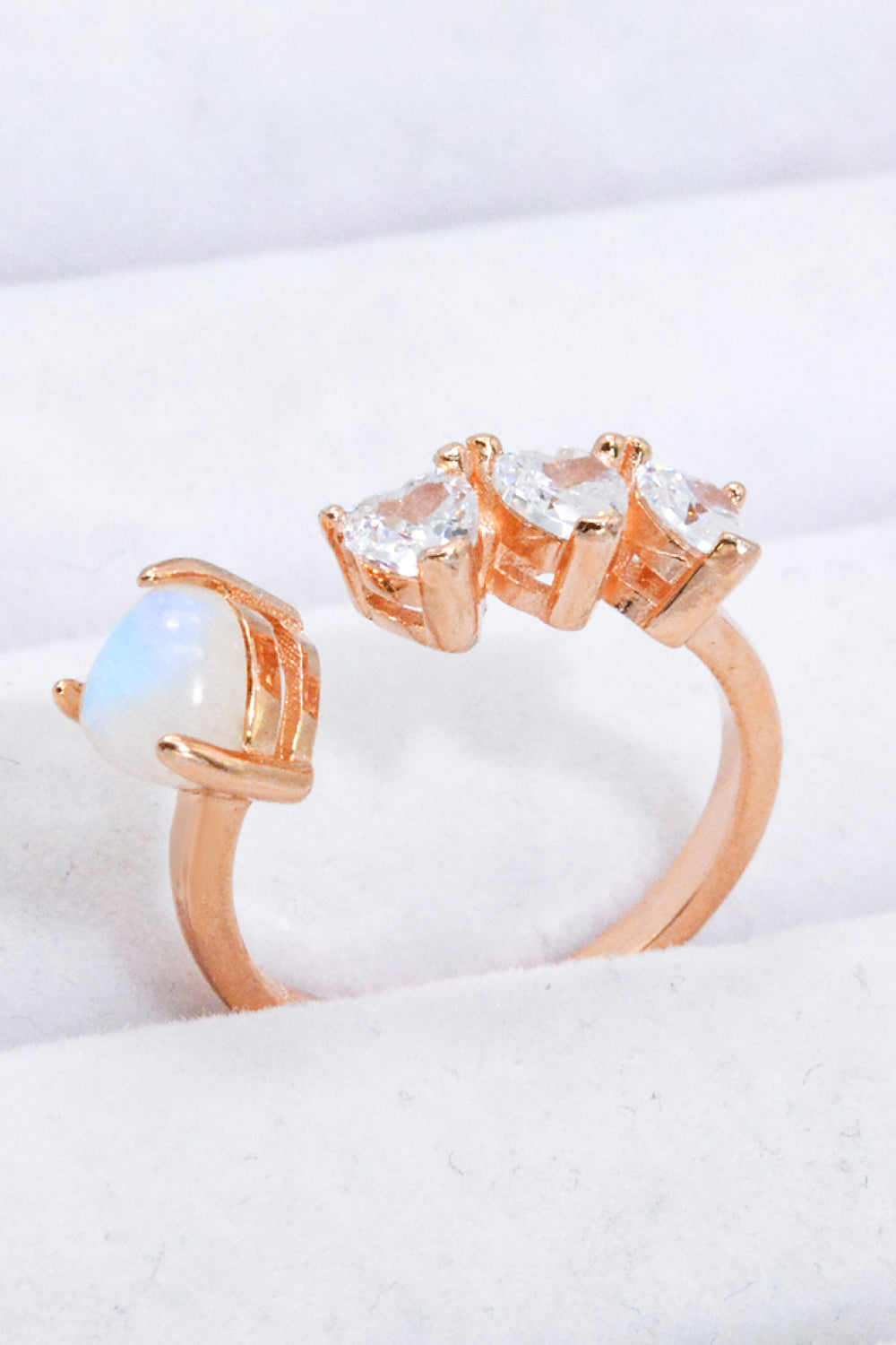 Natural Moonstone and Zircon Heart Open Ring 7fb0e5589f8b4d18a4371381ef1b752c-Max Trendsi