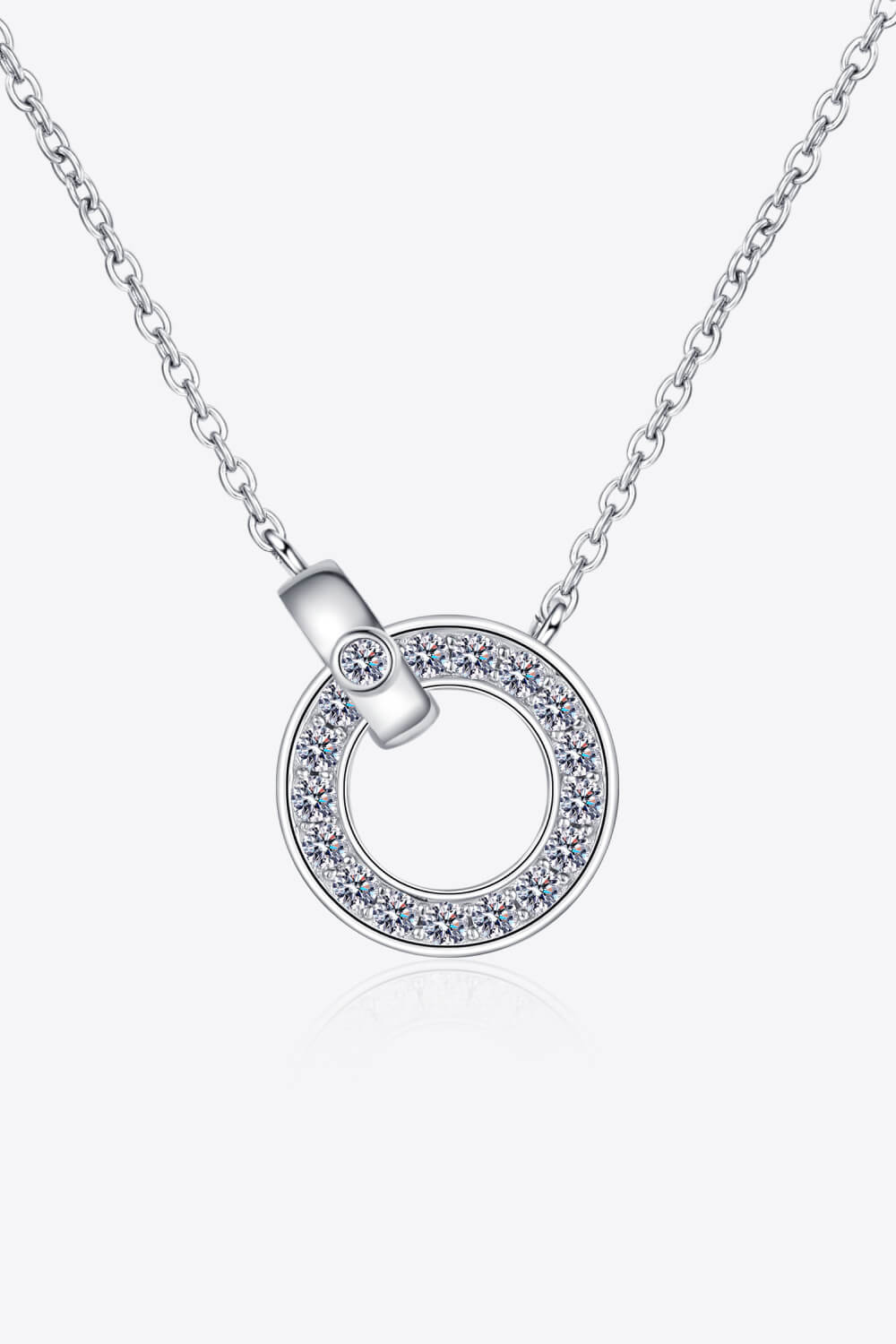Moissanite Pendant Rhodium-Plated Necklace 7fb604cf13c04fafafd80ff8a5da5698-Max Trendsi
