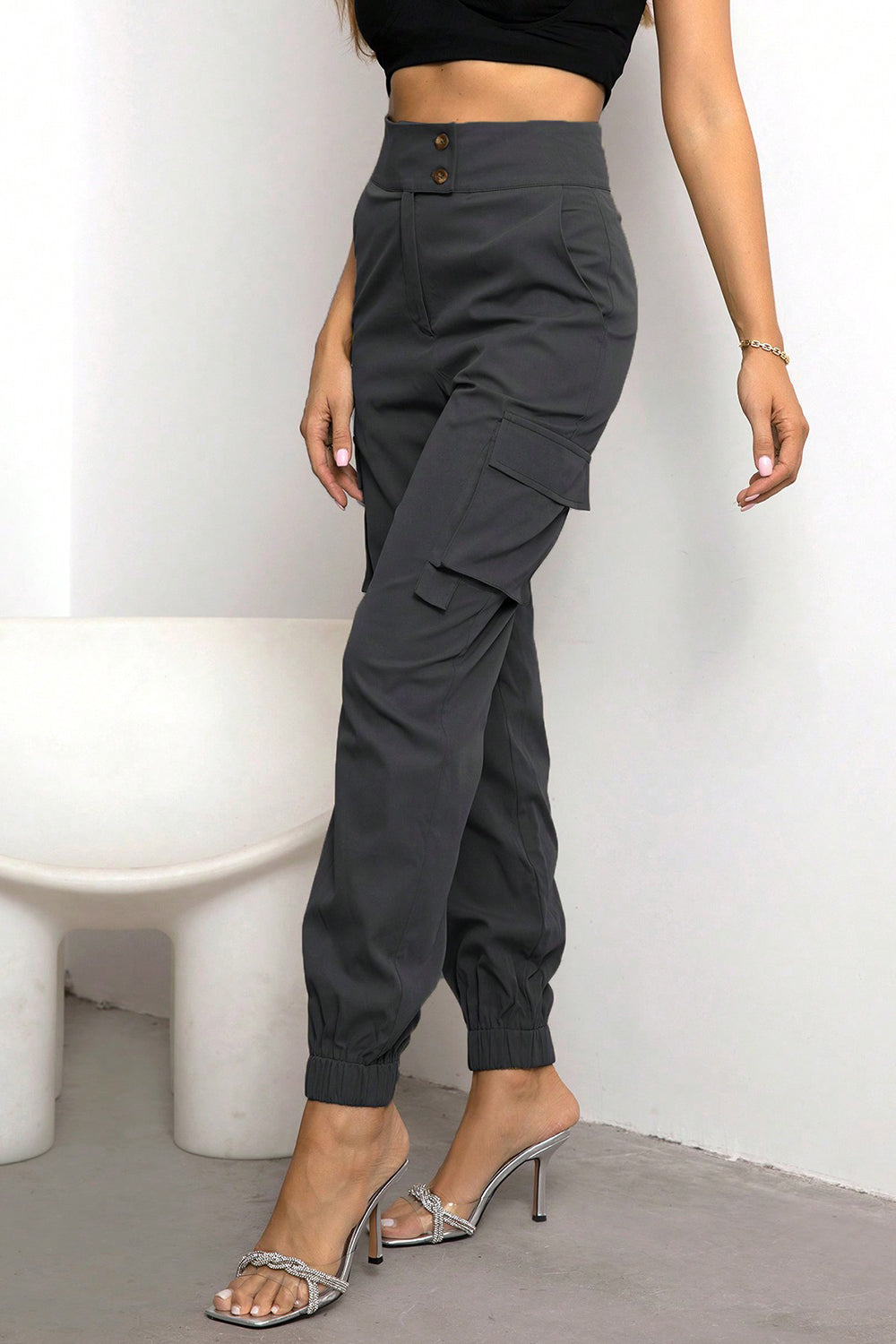 High Waist Cargo Pants 8167a15168d04c518ecb495e770cd713-Max Trendsi