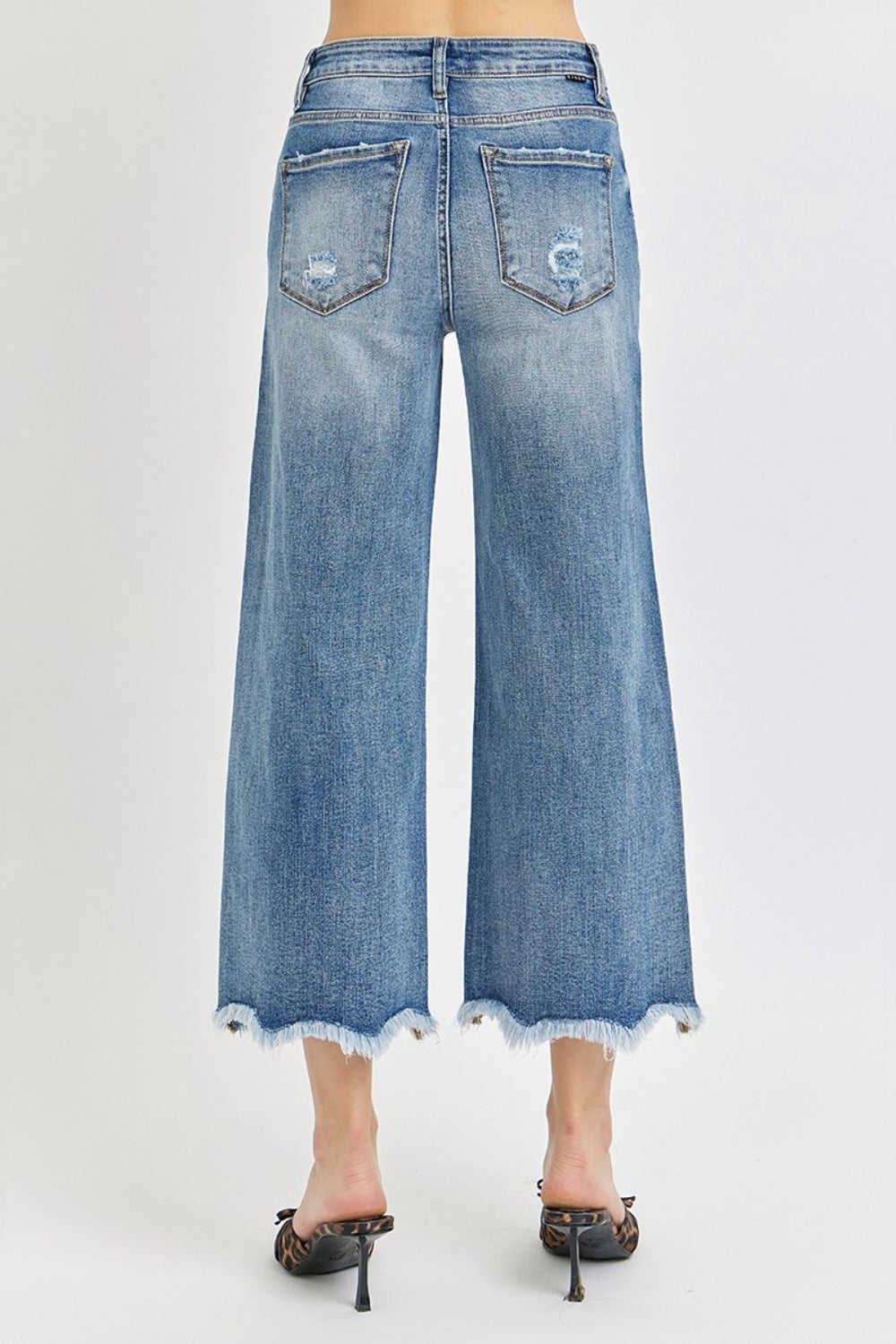 Risen High Rise Cropped Flare Jeans 838f5324-cda9-40d2-b132-599729bb1725-Max Trendsi
